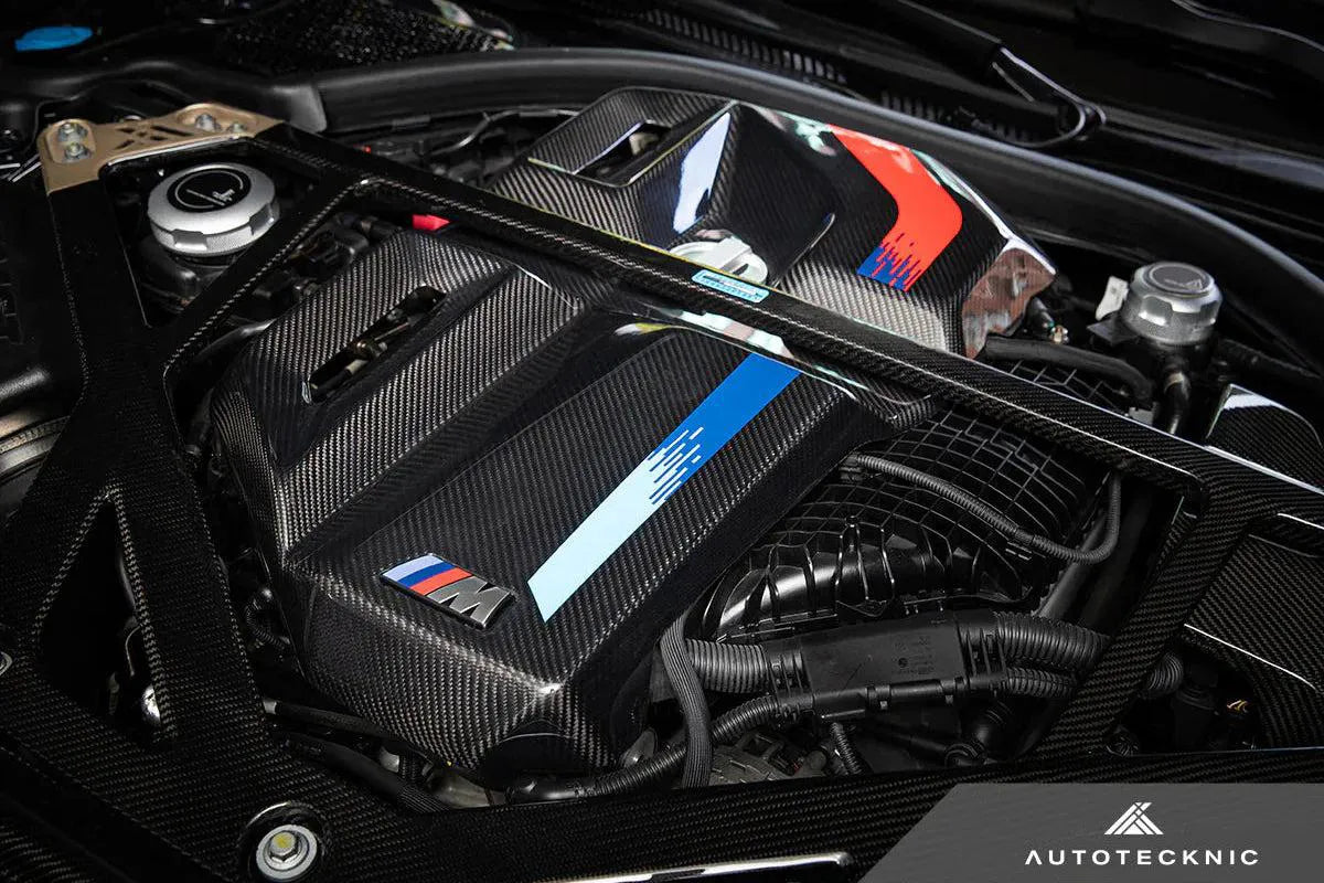 AutoTecknic G8X M2 / M3 / M4 Dry Carbon Engine Cover - V2-Exterior-Silicon Valley Bimmer