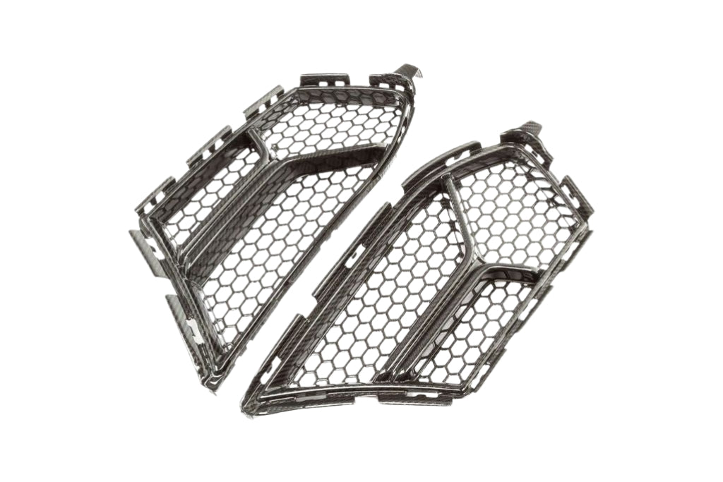 AutoTecknic G8X M3 / M4 Dry Carbon Corsa Front Bumper Lower Vent Set-Exterior-Silicon Valley Bimmer