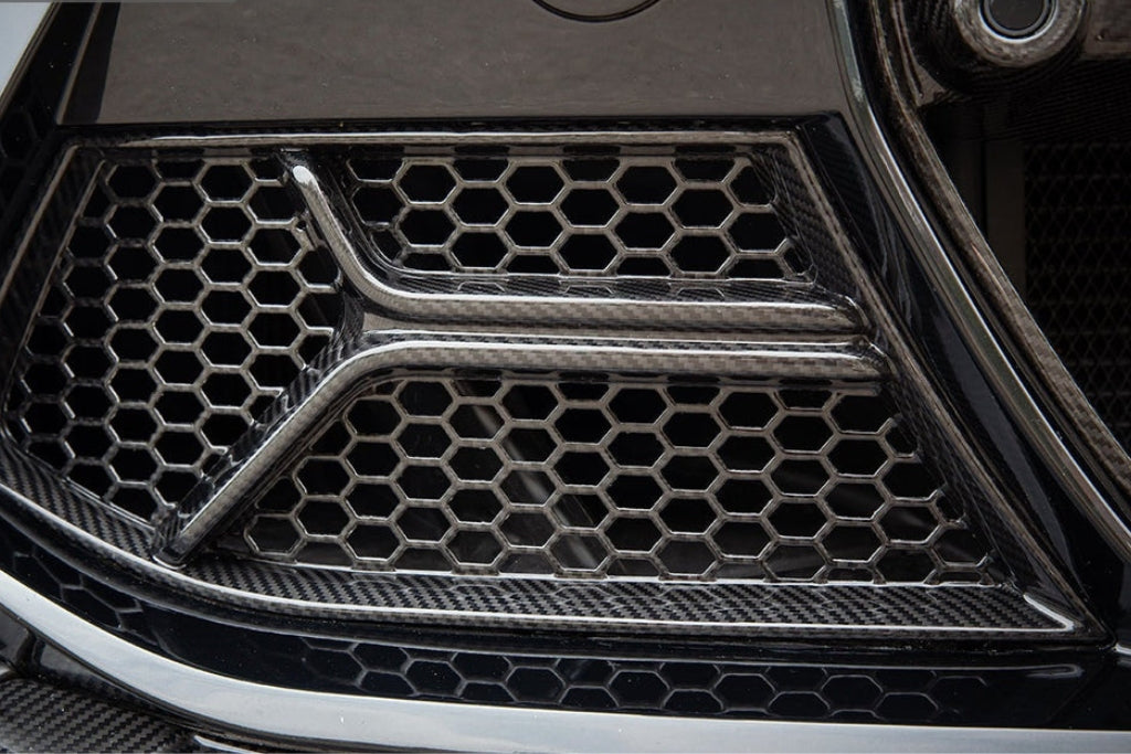 AutoTecknic G8X M3 / M4 Dry Carbon Corsa Front Bumper Lower Vent Set-Exterior-Silicon Valley Bimmer