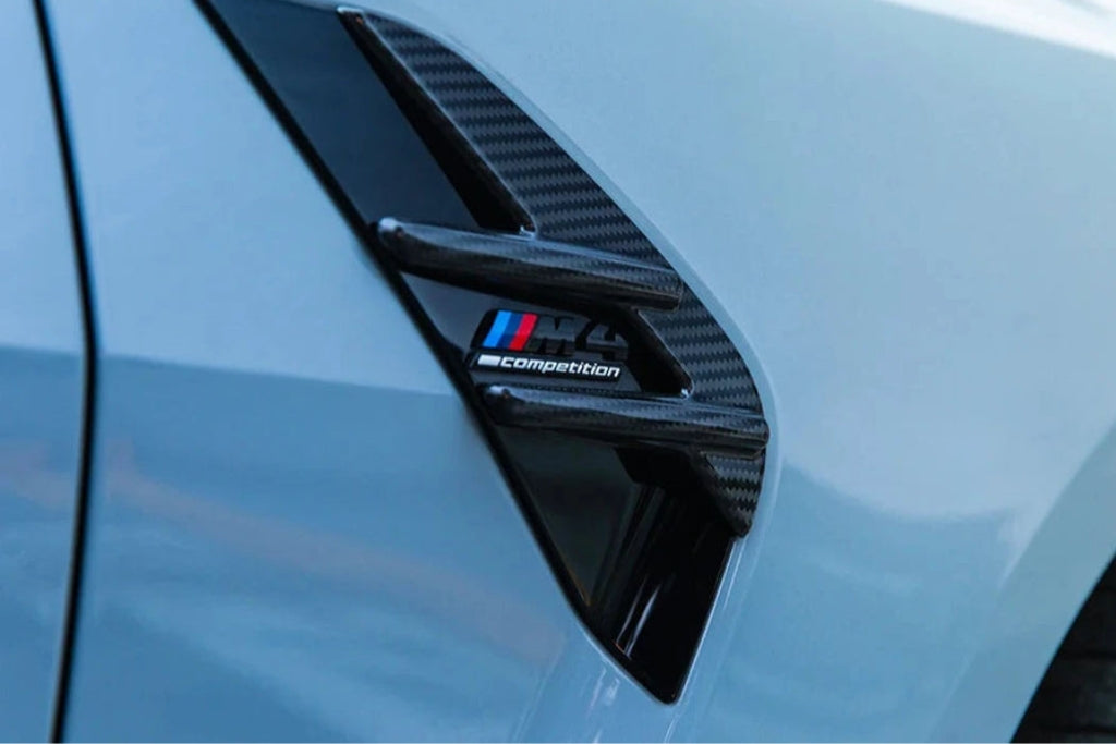 AutoTecknic G8X M3 / M4 Dry Carbon Fiber Fender Trim Set-Exterior-Silicon Valley Bimmer