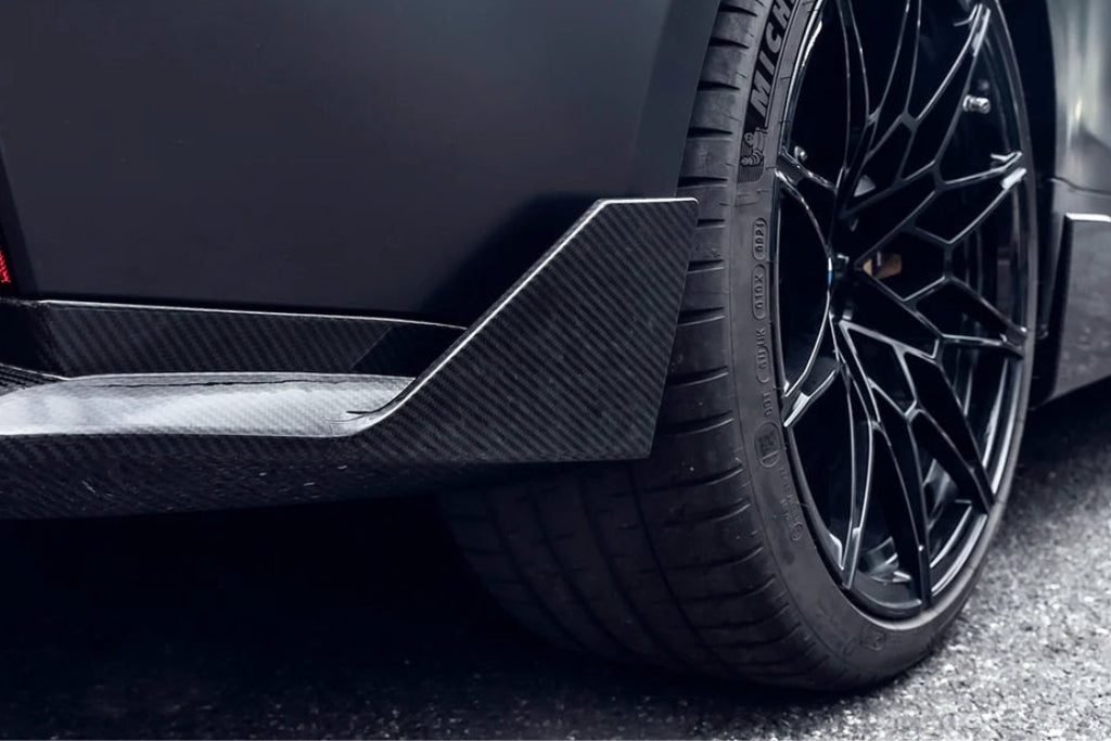 AutoTecknic G8X M3 / M4 Dry Carbon Performance Rear Splitter Set-Exterior-Silicon Valley Bimmer
