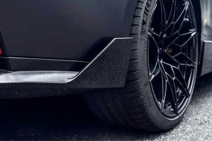 AutoTecknic G8X M3 / M4 Dry Carbon Performance Rear Splitter Set-Exterior-Silicon Valley Bimmer