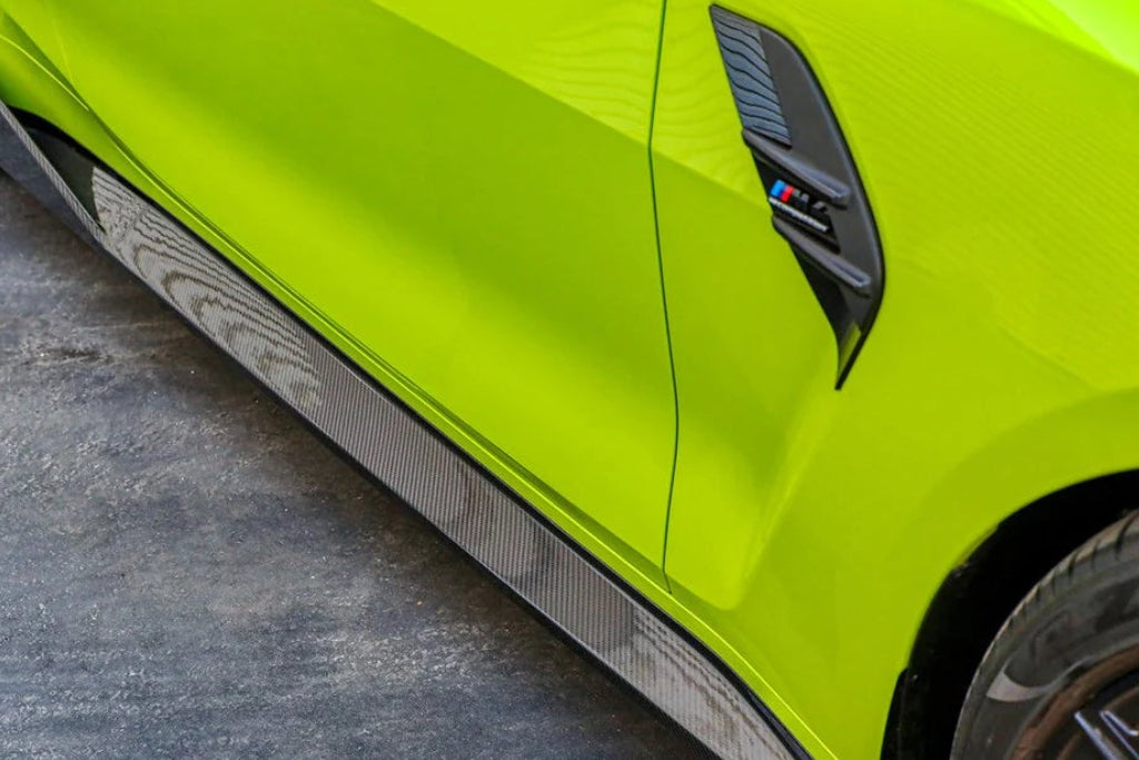 AutoTecknic G8X M3 / M4 Dry Carbon Performante Side Skirt Set-Exterior-Silicon Valley Bimmer