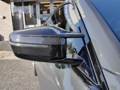 AutoTecknic G8X Style M-Inspired Version II Dry Carbon Mirror Covers - G20 3-Series | G22/ G26 4-Series-Exterior-Silicon Valley Bimmer