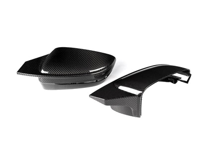 AutoTecknic G8X Style M-Inspired Version II Dry Carbon Mirror Covers - G20 3-Series | G22/ G26 4-Series-Exterior-Silicon Valley Bimmer