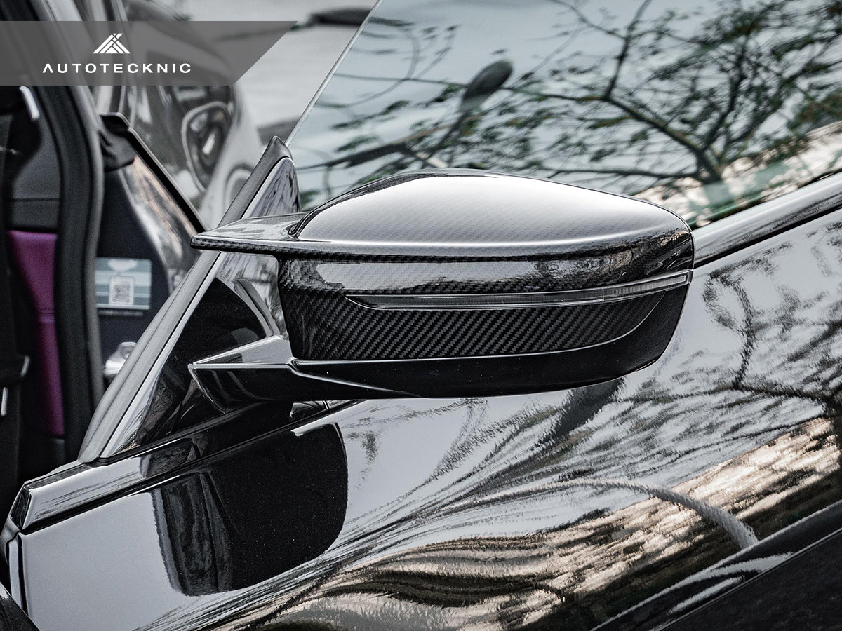 AutoTecknic G8X Style M-Inspired Version II Dry Carbon Mirror Covers - G42 2-Series-Exterior-Silicon Valley Bimmer