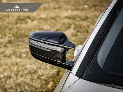 AutoTecknic G8X Style M-Inspired Version II Dry Carbon Mirror Covers - G42 2-Series-Exterior-Silicon Valley Bimmer