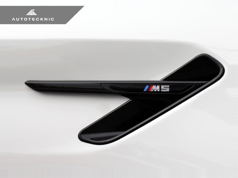 AutoTecknic Gloss Black Fender Trim Set - F90 M5-Exterior-Silicon Valley Bimmer