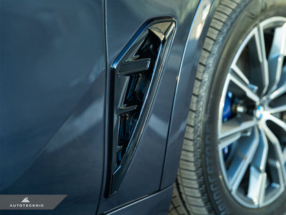 AutoTecknic Gloss Black Fender Trim Set - F95 X5M | G05 X5-Exterior-Silicon Valley Bimmer