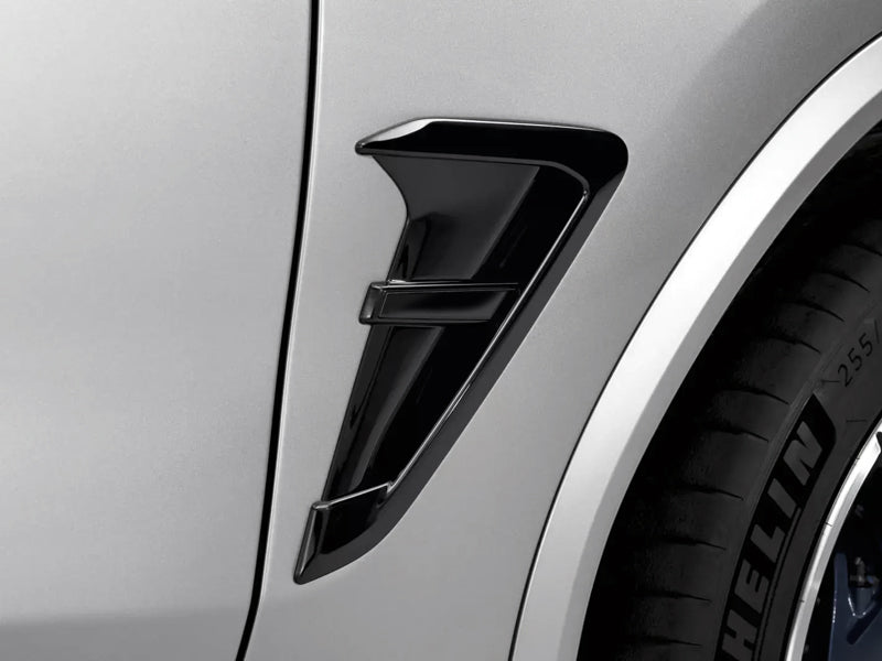AutoTecknic Gloss Black Fender Trim Set - F97 X3M | F98 X4M | G01 X3 | G02 X4-Exterior-Silicon Valley Bimmer