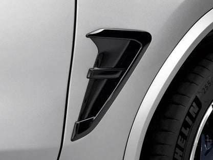 AutoTecknic Gloss Black Fender Trim Set - F97 X3M | F98 X4M | G01 X3 | G02 X4-Exterior-Silicon Valley Bimmer