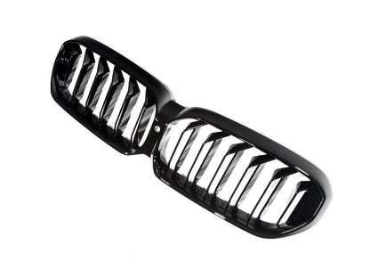 AutoTecknic Gloss Black Front Grille - F90 M5 LCI | G30 5-Series LCI-Exterior-Silicon Valley Bimmer