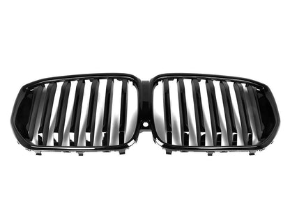 AutoTecknic Gloss Black Front Grille - G05 X5 LCI-Exterior-Silicon Valley Bimmer