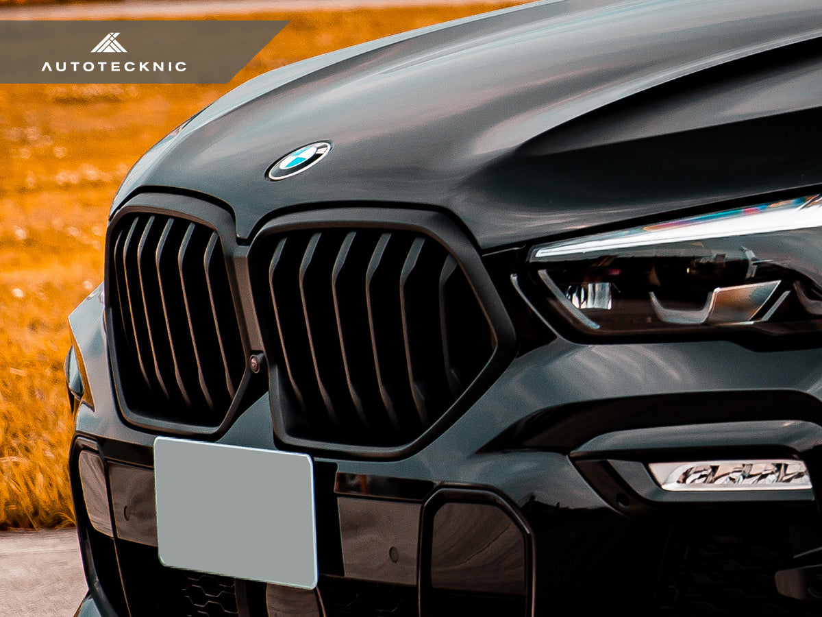 AutoTecknic Gloss Black Front Grille - G06 X6 Pre-LCI-Exterior-Silicon Valley Bimmer