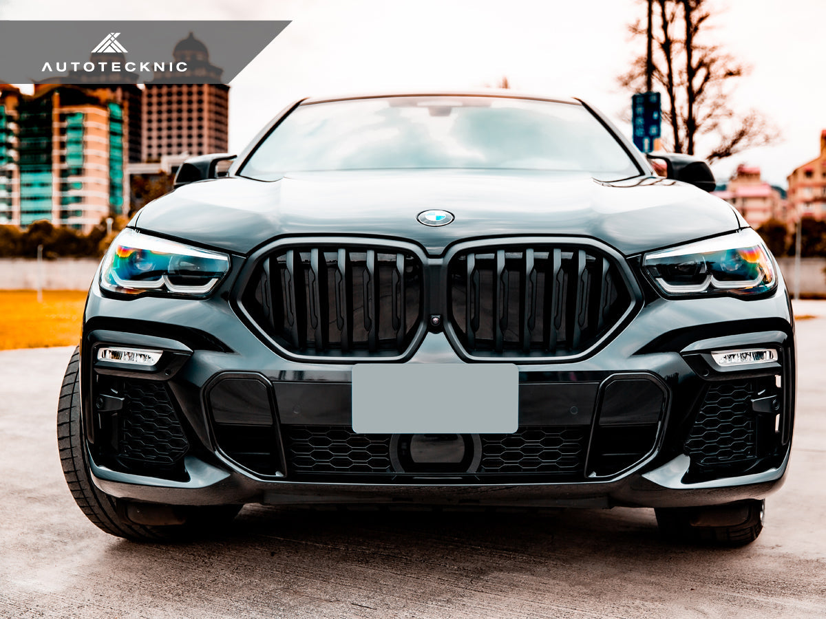 AutoTecknic Gloss Black Front Grille - G06 X6 Pre-LCI-Exterior-Silicon Valley Bimmer
