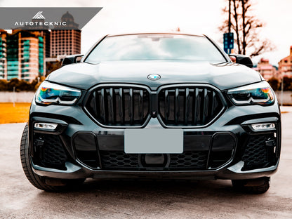 AutoTecknic Gloss Black Front Grille - G06 X6 Pre-LCI-Exterior-Silicon Valley Bimmer