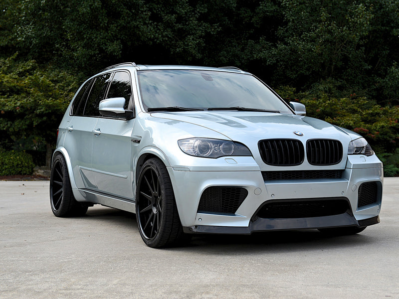 AutoTecknic Gloss Black Front Grille Set - E70 X5 / X5M | E71 X6 / X6M-Exterior-Silicon Valley Bimmer