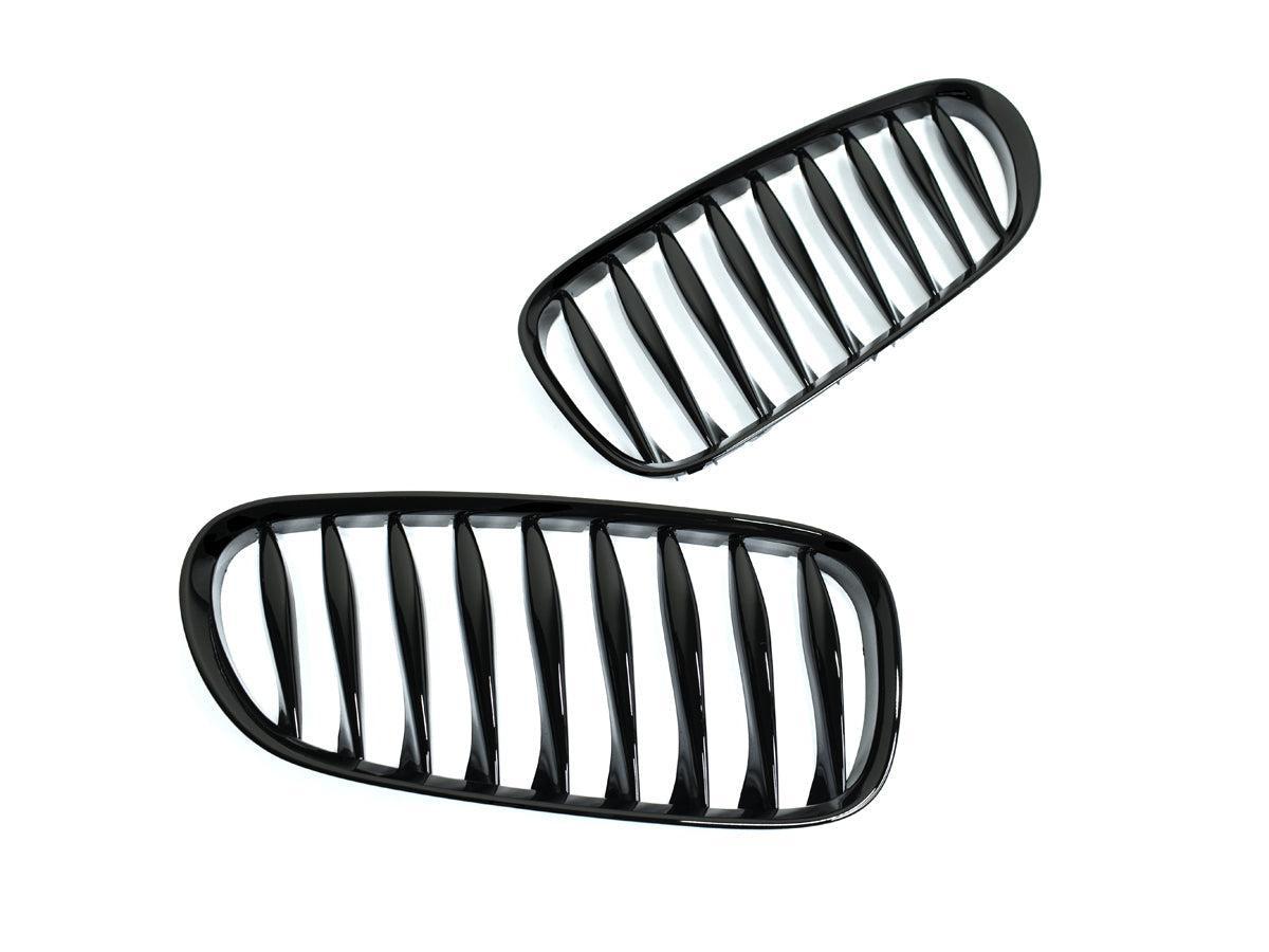 AutoTecknic Gloss Black Front Grille Set - E85 Z4 / Z4M-Exterior-Silicon Valley Bimmer