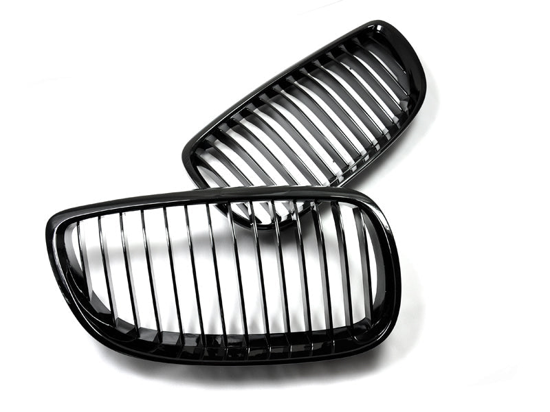 AutoTecknic Gloss Black Front Grille Set - E92/ E93 3-Series Pre-LCI (Including E9X M3)-Exterior-Silicon Valley Bimmer