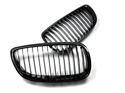 AutoTecknic Gloss Black Front Grille Set - E92/ E93 3-Series Pre-LCI (Including E9X M3)-Exterior-Silicon Valley Bimmer