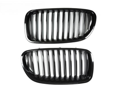 AutoTecknic Gloss Black Front Grille Set - F10 Sedan/ F11 Wagon | 5-Series-Exterior-Silicon Valley Bimmer