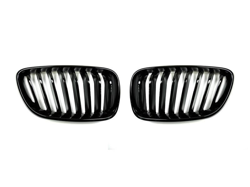 AutoTecknic Gloss Black Front Grille Set - F22 2-Series-Exterior-Silicon Valley Bimmer