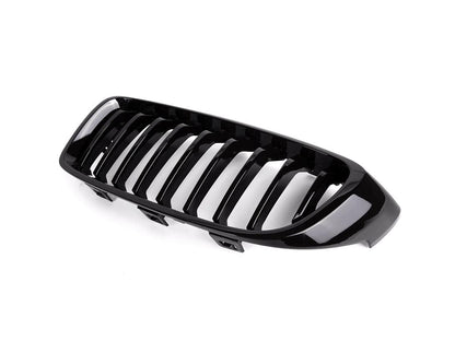 AutoTecknic Gloss Black Front Grille Set - F32/ F36 4-Series-Exterior-Silicon Valley Bimmer