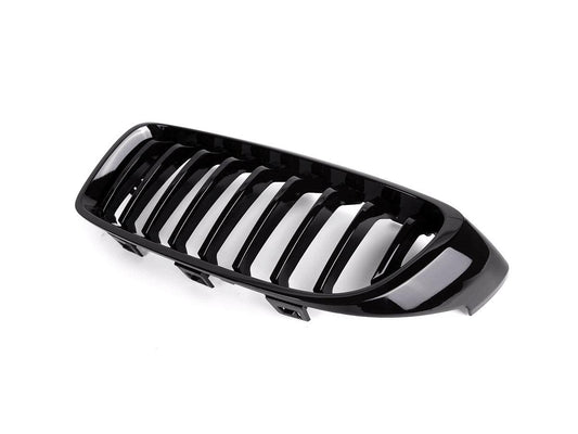 AutoTecknic Gloss Black Front Grille Set - F32/ F36 4-Series-Exterior-Silicon Valley Bimmer