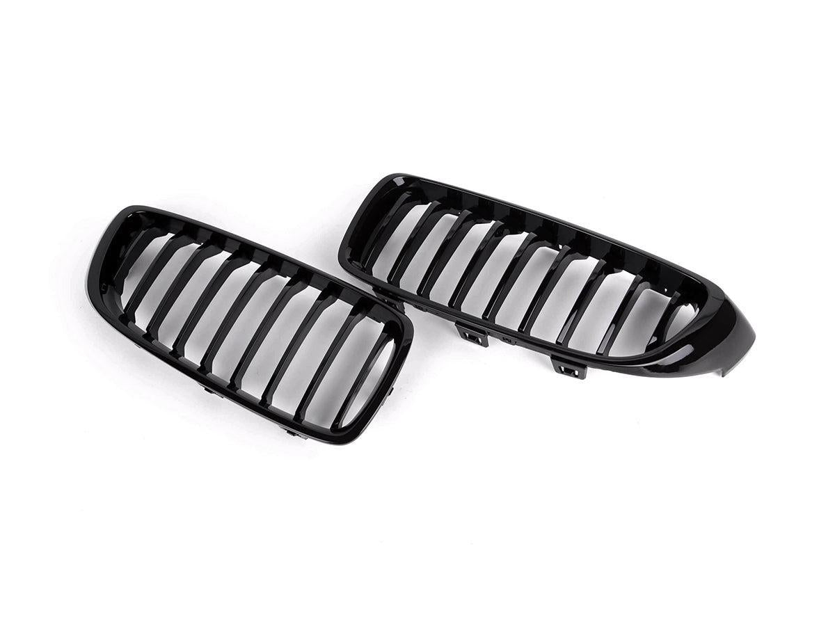 AutoTecknic Gloss Black Front Grille Set - F32/ F36 4-Series-Exterior-Silicon Valley Bimmer