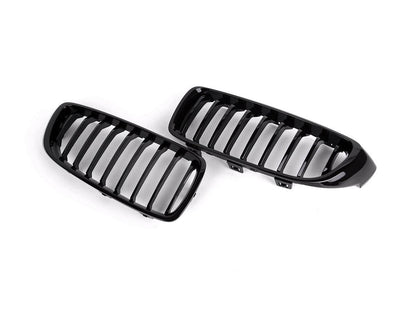 AutoTecknic Gloss Black Front Grille Set - F32/ F36 4-Series-Exterior-Silicon Valley Bimmer