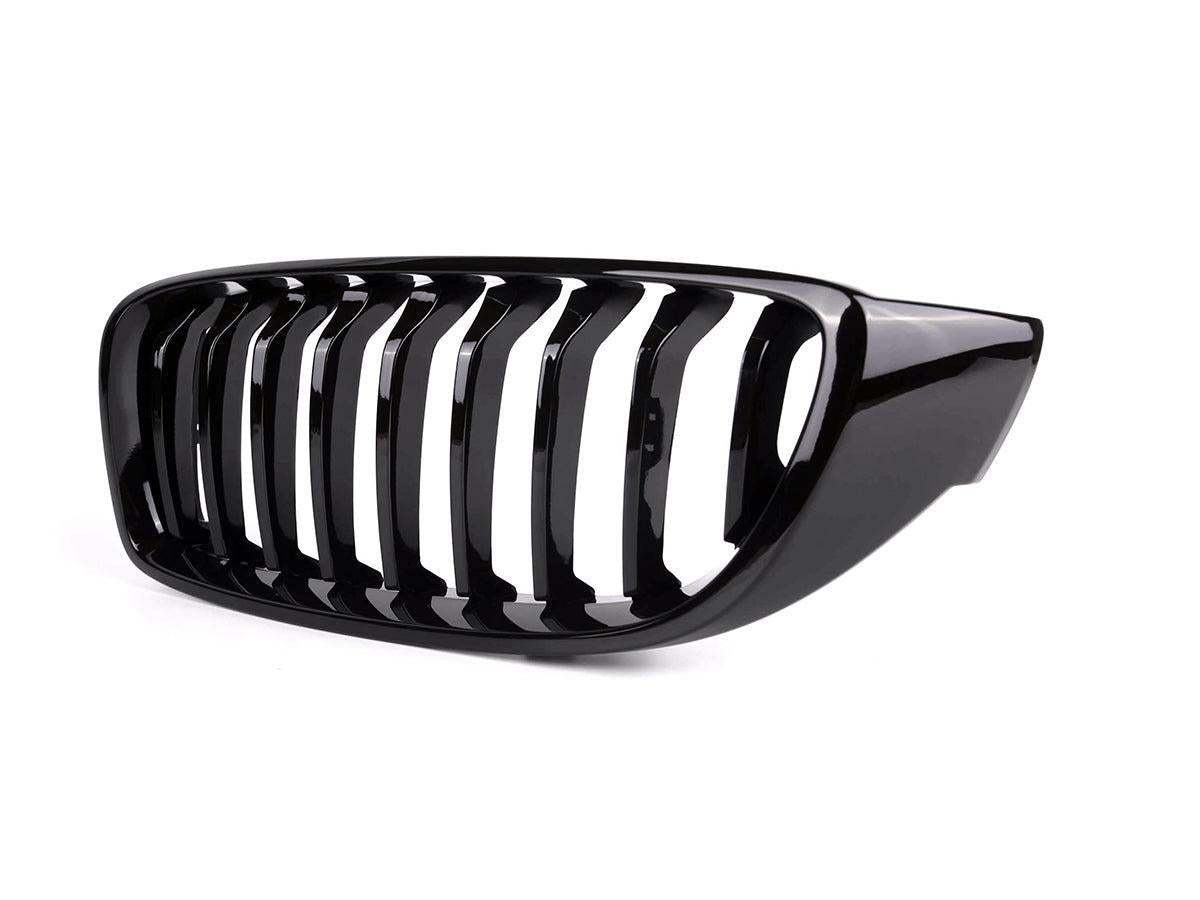 AutoTecknic Gloss Black Front Grille Set - F32/ F36 4-Series-Exterior-Silicon Valley Bimmer