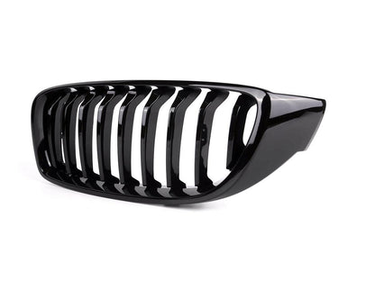 AutoTecknic Gloss Black Front Grille Set - F32/ F36 4-Series-Exterior-Silicon Valley Bimmer