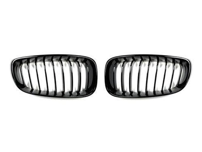 AutoTecknic Gloss Black Front Grille Set - F34 3-Series Gran Turismo-Exterior-Silicon Valley Bimmer