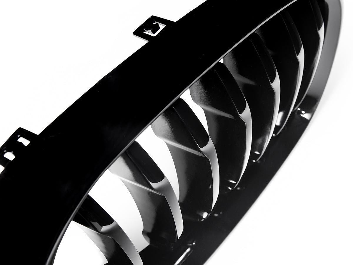AutoTecknic Gloss Black Front Grille Set - G01 X3 | G02 X4 Pre-LCI-Exterior-Silicon Valley Bimmer
