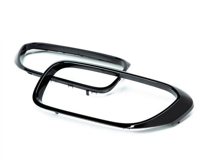 AutoTecknic Gloss Black Front Grille Surround Set - F90 M5-Exterior-Silicon Valley Bimmer