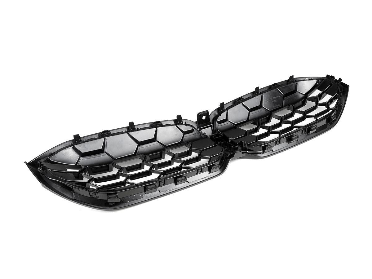 AutoTecknic Gloss Black Honeycomb Front Grille - G20 3-Series LCI-Exterior-Silicon Valley Bimmer