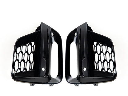 AutoTecknic Gloss Black Lower Grille Trim Set - G01 X3 | G02 X4 M40I Pre-LCI-Exterior-Silicon Valley Bimmer