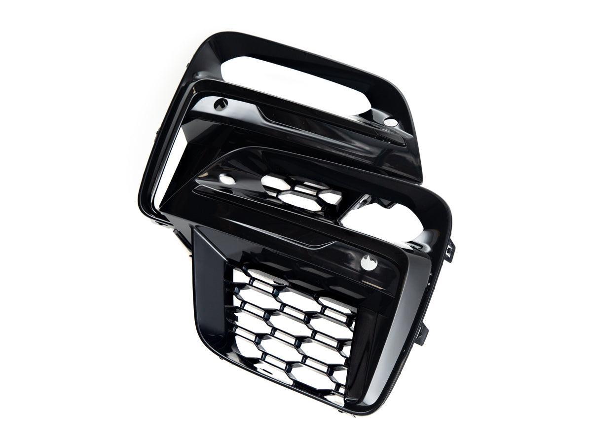 AutoTecknic Gloss Black Lower Grille Trim Set - G01 X3 | G02 X4 M40I Pre-LCI-Exterior-Silicon Valley Bimmer