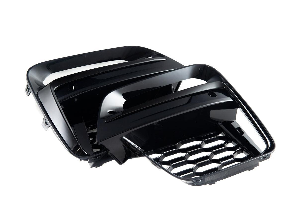 AutoTecknic Gloss Black Lower Grille Trim Set - G01 X3 | G02 X4 M40I Pre-LCI-Exterior-Silicon Valley Bimmer