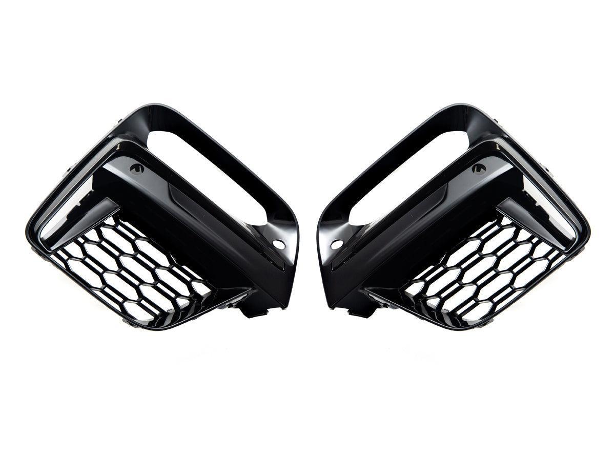 AutoTecknic Gloss Black Lower Grille Trim Set - G01 X3 | G02 X4 M40I Pre-LCI-Exterior-Silicon Valley Bimmer