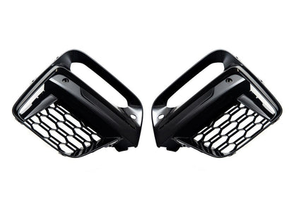 AutoTecknic Gloss Black Lower Grille Trim Set - G01 X3 | G02 X4 M40I Pre-LCI-Exterior-Silicon Valley Bimmer