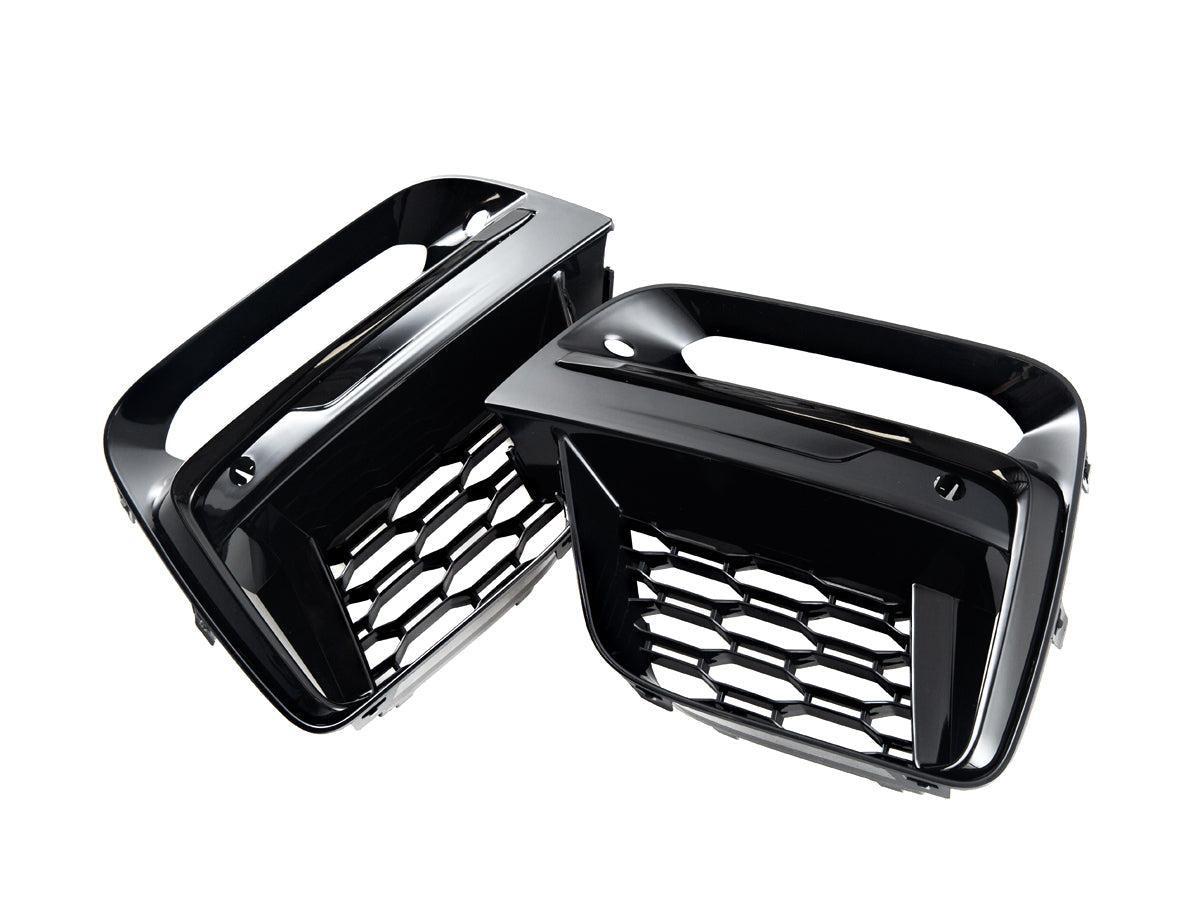 AutoTecknic Gloss Black Lower Grille Trim Set - G01 X3 | G02 X4 M40I Pre-LCI-Exterior-Silicon Valley Bimmer