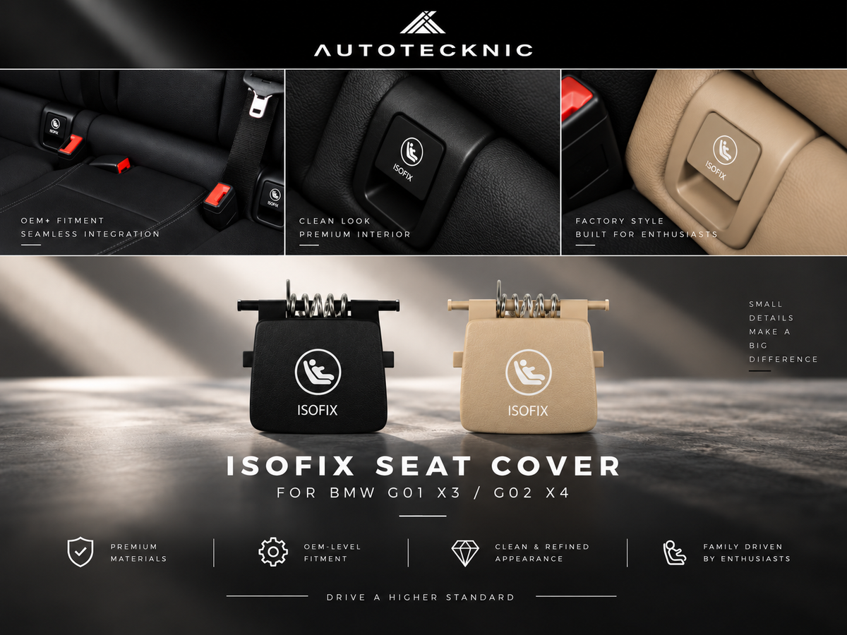 AutoTecknic ISOFIX Child Seat Anchor Cover - BMW G01 X3 | G02 X4-Interior-Silicon Valley Bimmer