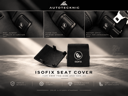 AutoTecknic ISOFIX Child Seat Anchor Cover - BMW G05 X5 | F95 X5M-Interior-Silicon Valley Bimmer