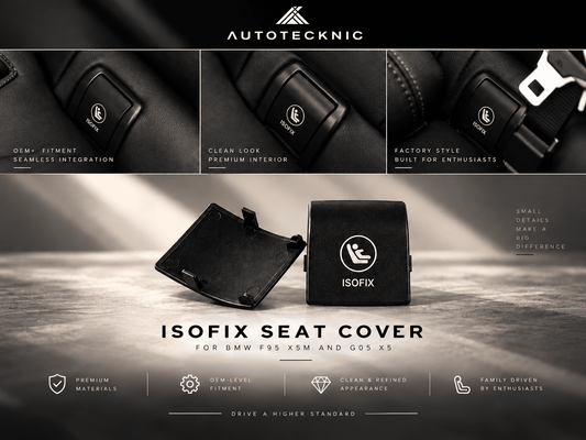 AutoTecknic ISOFIX Child Seat Anchor Cover - BMW G05 X5 | F95 X5M-Interior-Silicon Valley Bimmer