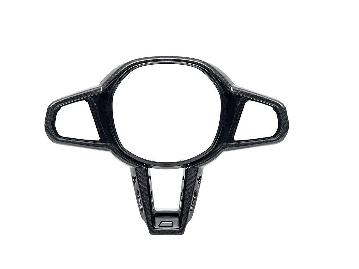 AutoTecknic LCI Carbon Steering Wheel Trim - G20/ G21 3-Series 2025-Up-Interior-Silicon Valley Bimmer