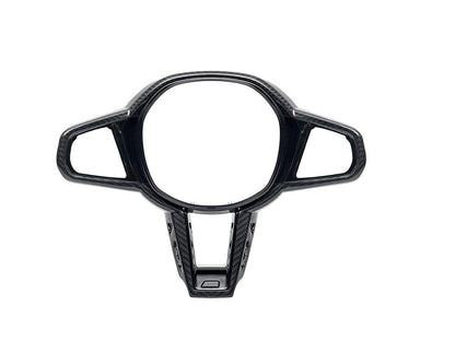 AutoTecknic LCI Carbon Steering Wheel Trim - G20/ G21 3-Series 2025-Up-Interior-Silicon Valley Bimmer