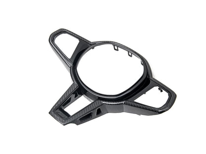 AutoTecknic LCI Carbon Steering Wheel Trim - G20/ G21 3-Series 2025-Up-Interior-Silicon Valley Bimmer