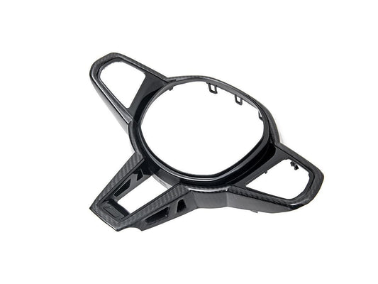 AutoTecknic LCI Carbon Steering Wheel Trim - G20/ G21 3-Series 2025-Up-Interior-Silicon Valley Bimmer