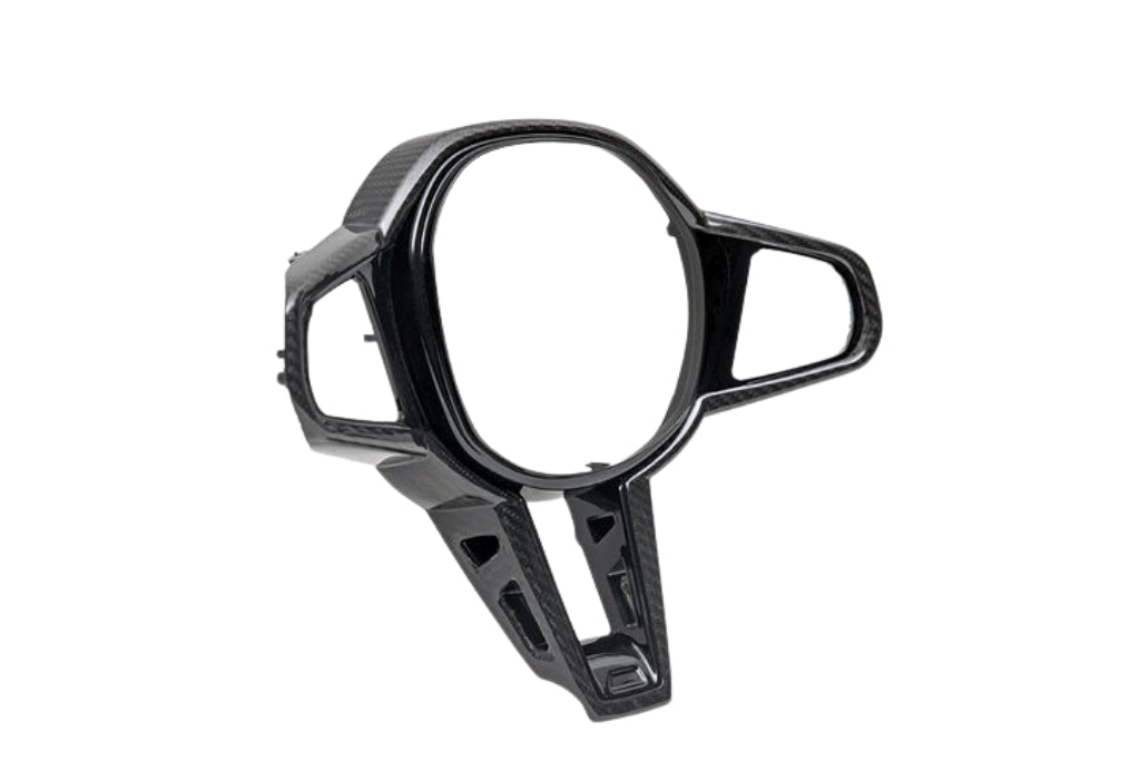 AutoTecknic LCI Carbon Steering Wheel Trim - G22/ G26/ G42 4-Series 2025-Up-Interior-Silicon Valley Bimmer